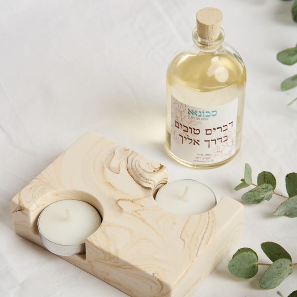 ⁦פמוטים מבטון מעוצב⁩ – תמונה ⁦2⁩